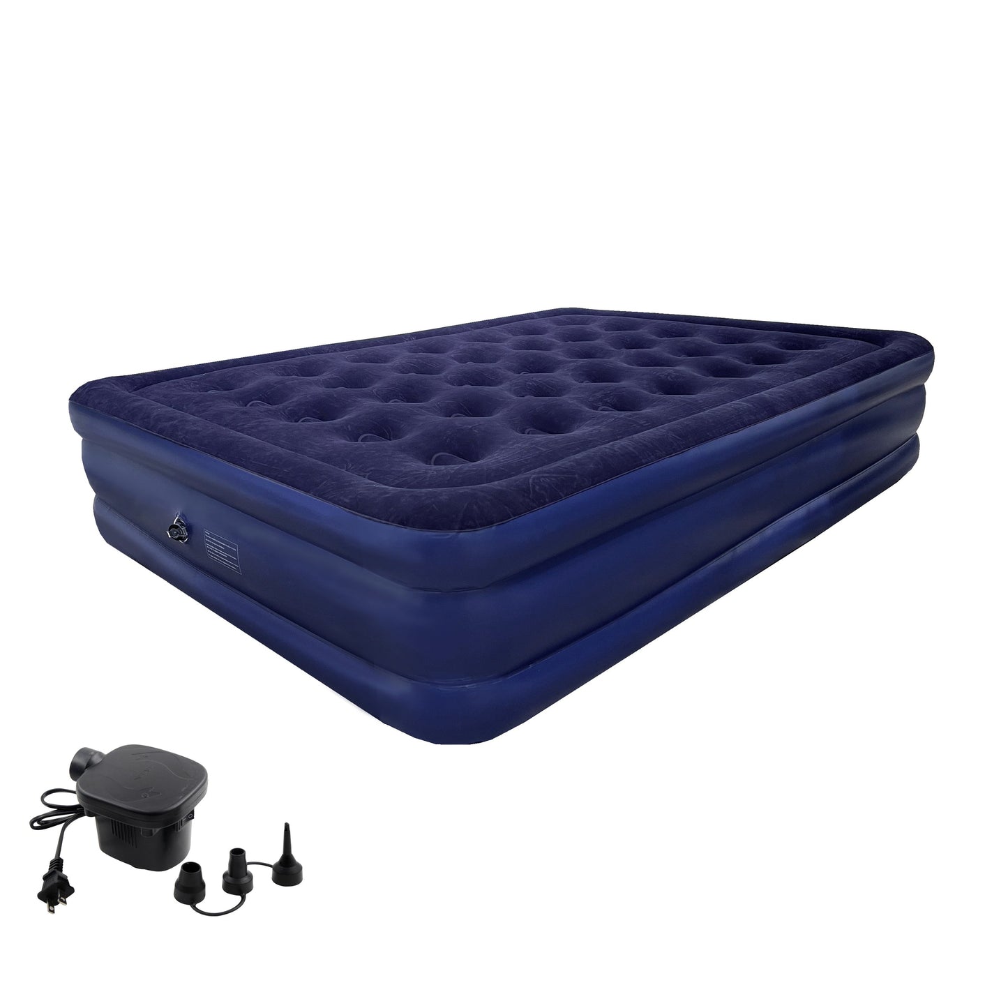 Matelas Gonflable 2 Places avec Pompe Électrique