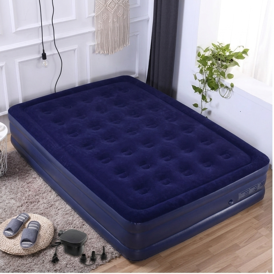 Matelas Gonflable 2 Places avec Pompe Électrique