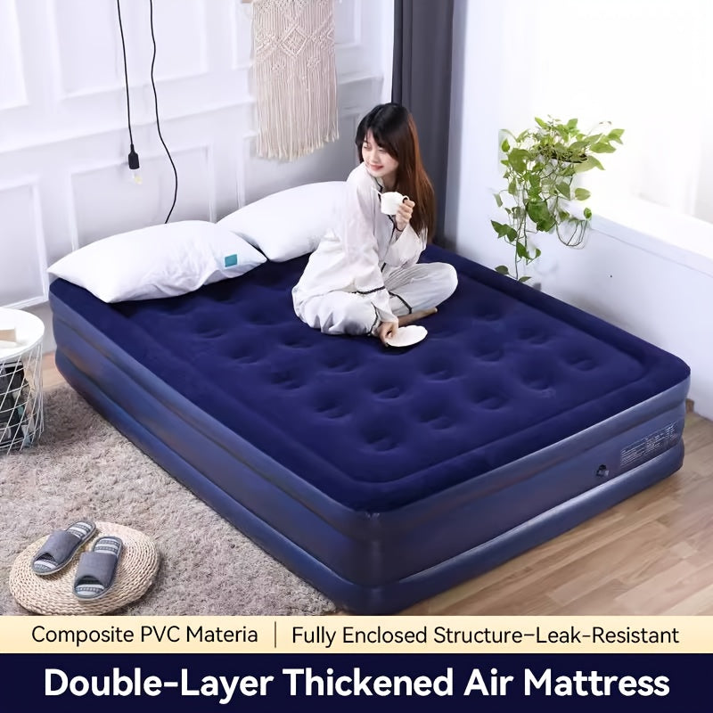 Matelas Gonflable 2 Places avec Pompe Électrique